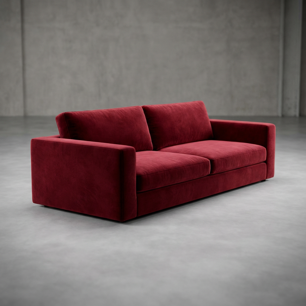 Red sofa