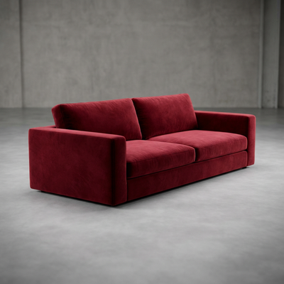 Red sofa